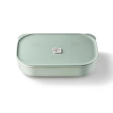 BUYDEEM CT3008 Ceramic Food Storage Container With Airtight Lid Stackable Bento Lunch Box 1L