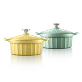 BUYDEEM CP521 Enameled Cast-Iron Dutch Oven