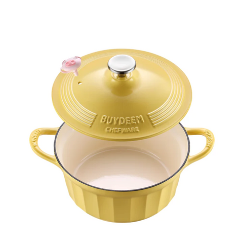 BUYDEEM CP551 Enameled Cast Iron Dutch Oven