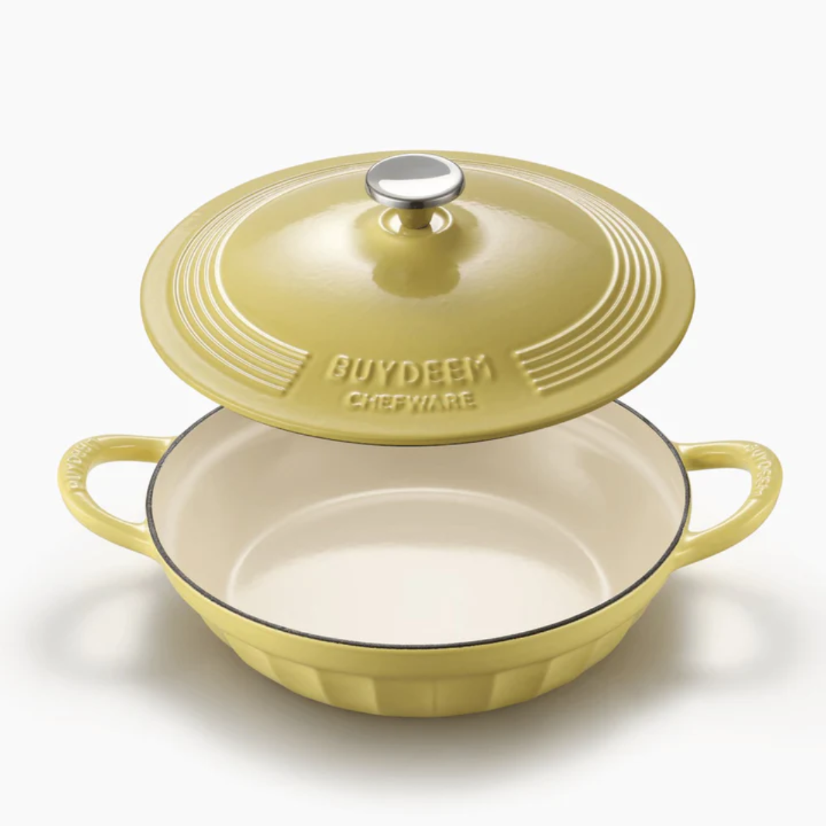 BUYDEEM CP581 Enameled Cast Iron Dutch Oven