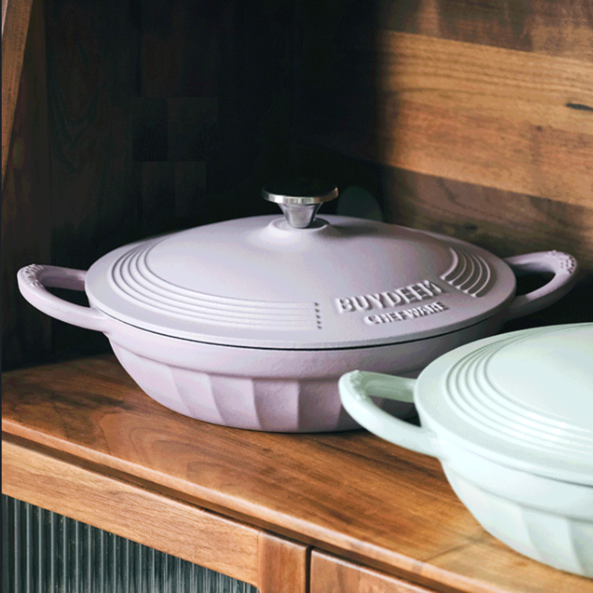 BUYDEEM CP581 Enameled Cast Iron Dutch Oven