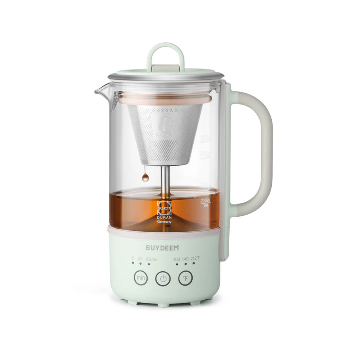 BUYDEEM K32 Portable Mini Tea/Coffee Maker – 600ml Travel Kettle for C ...